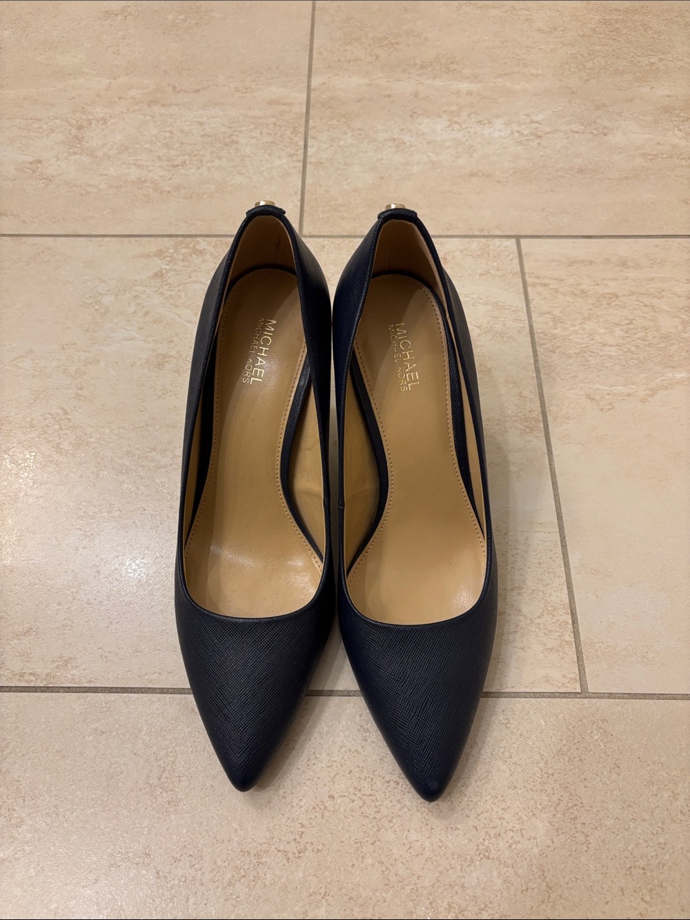 MICHAEL Michael Kors Black Pointed Toe Pumps